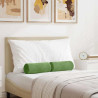 Cojines Bolster 2 pcs Verde claro Ø 15 x 40 cm Tela de pana 1