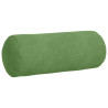 Cojines Bolster 2 pcs Verde claro Ø 15 x 40 cm Tela de pana 5