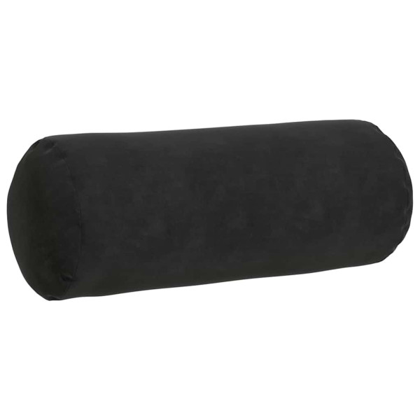 Cojines Bolster 2 pcs Negro Ø 15 x 40 cm Tela de pana M 5