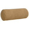 Cojines Bolster 2 pcs Marrón Ø 15 x 40 cm Tela de pana 5