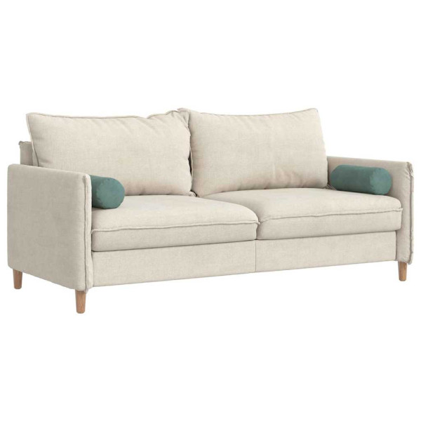 Cojines Bolster 2 pcs Verde Mar Ø 15 x 40 cm Tela de pana M 3