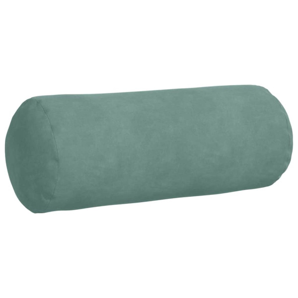 Cojines Bolster 2 pcs Verde Mar Ø 15 x 40 cm Tela de pana M 5