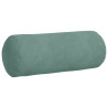 Cojines Bolster 2 pcs Verde Mar Ø 15 x 40 cm Tela de pana 5