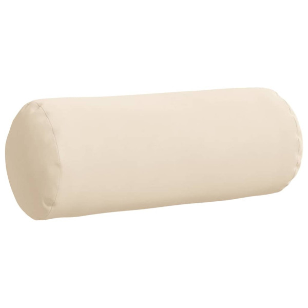 Cojines Bolster 2 pcs Beige Ø 15 x 40 cm Tela de microfibra M 5