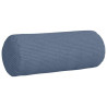 Cojines Bolster 2 pcs Azul Ø 15 x 40 cm Tela de pana 5