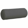Cojines Bolster 2 pcs Gris oscuro Ø 25 x 70 cm tela 5