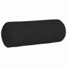 Cojines Bolster 2 pcs Negro Ø 25 x 70 cm tela 5