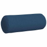 Cojines Bolster 2 pcs Azul Ø 25 x 70 cm tela 5