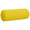 Cojines Bolster 2 pcs Amarillo Claro Ø 25 x 70 cm tela 5