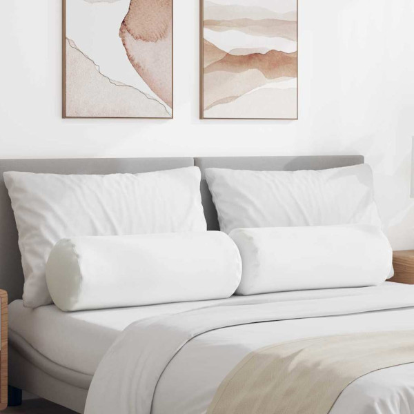 Cojines Bolster 2 pcs Ø 25 x 70 cm tela D