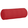 Cojines Bolster 2 pcs Rojo Ø 25 x 70 cm tela 5