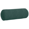 Cojines Bolster 2 pcs Verde oscuro Ø 25 x 70 cm Tela de pana 5