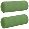 Cojines Bolster 2 pcs Verde claro Ø 25 x 70 cm Tela de pana 2