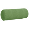 Cojines Bolster 2 pcs Verde claro Ø 25 x 70 cm Tela de pana 5