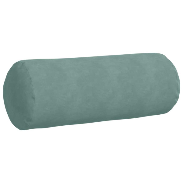 Cojines Bolster 2 pcs Verde Mar Ø 25 x 70 cm Tela de pana M 5