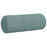 Cojines Bolster 2 pcs Verde Mar Ø 25 x 70 cm Tela de pana 5