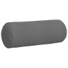 Cojines Bolster 2 pcs Gris oscuro Ø 25 x 70 cm 5