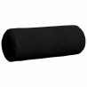 Cojines Bolster 2 pcs Negro Ø 25 x 70 cm Tela de microfibra 5