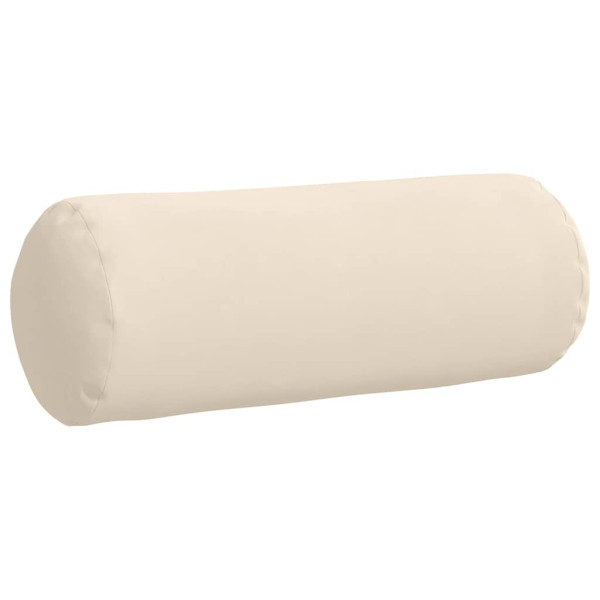 Cojines Bolster 2 pcs Beige Ø 25 x 70 cm Tela de microfibra M 5