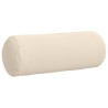 Cojines Bolster 2 pcs Beige Ø 25 x 70 cm Tela de microfibra 5