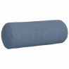 Cojines Bolster 2 pcs Azul Ø 25 x 70 cm Tela de pana 5