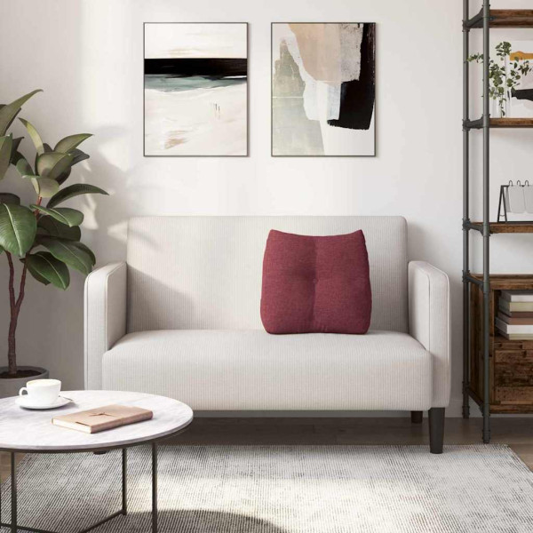 Cojín de Espalda Rojo vino 45 x 24 x 50 cm tela M 4