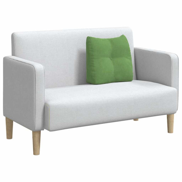 Cojín de Espalda Verde claro 45 x 24 x 50 cm Terciopelo M 3