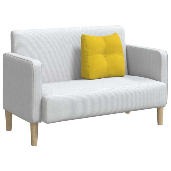 Cojín de Espalda Amarillo 45 x 24 x 50 cm Terciopelo M 3