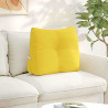 Cojín de Espalda Amarillo Claro 60 x 24 x 50 cm tela 1