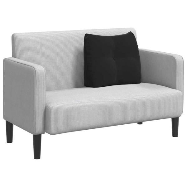 Cojín de Espalda Negro 60 x 24 x 50 cm Terciopelo M 3