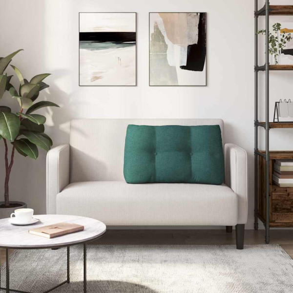 Cojín de Espalda Verde oscuro 80 x 24 x 50 cm tela M 4
