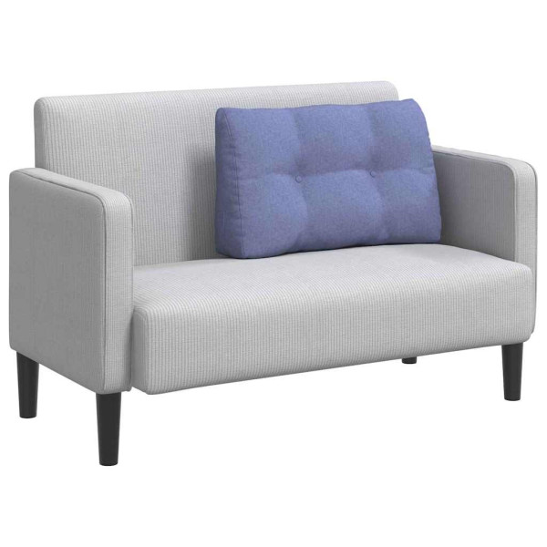 Cojín de Espalda Azul jeans 80 x 24 x 50 cm tela M 3