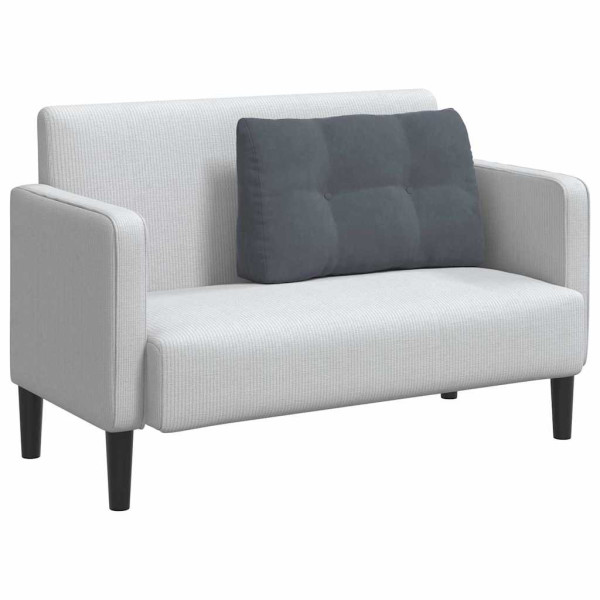 Cojín de Espalda Gris oscuro 80 x 24 x 50 cm Terciopelo M 3