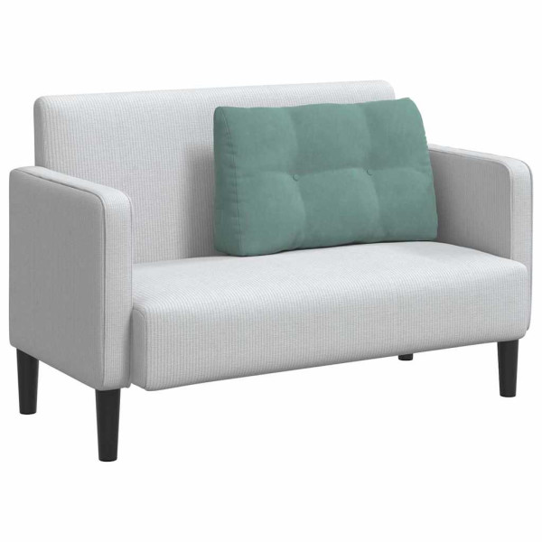 Cojín de Espalda Verde Mar 80 x 24 x 50 cm Terciopelo M 3