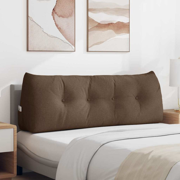 Cojín de Espalda Marrón 140 x 24 x 50 cm tela D