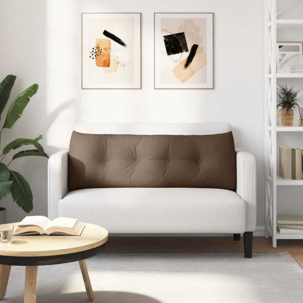 Cojín de Espalda Marrón 140 x 24 x 50 cm tela M 4