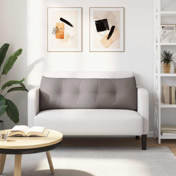 Cojín de Espalda Taupé 140 x 24 x 50 cm tela M 4