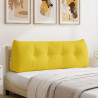 Cojín de Espalda Amarillo Claro 140 x 24 x 50 cm tela 1