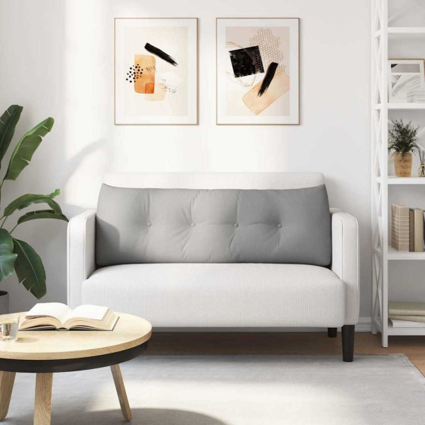 Cojín de Espalda Gris Nube 140 x 24 x 50 cm tela M 4