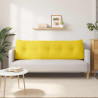 Cojín de Espalda Amarillo Claro 160 x 24 x 50 cm tela 4