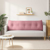 Cojín de Espalda Rosa 160 x 24 x 50 cm Terciopelo 4