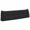 Cojín de Espalda Negro 160 x 24 x 50 cm Terciopelo 2
