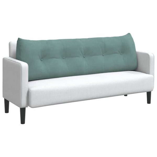 Cojín de Espalda Verde Mar 160 x 24 x 50 cm Terciopelo M 3