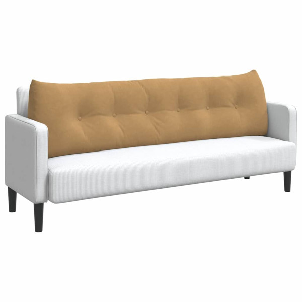 Cojín de Espalda Marrón 180 x 24 x 50 cm Terciopelo M 3