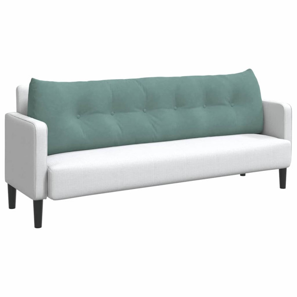 Cojín de Espalda Verde Mar 180 x 24 x 50 cm Terciopelo M 3