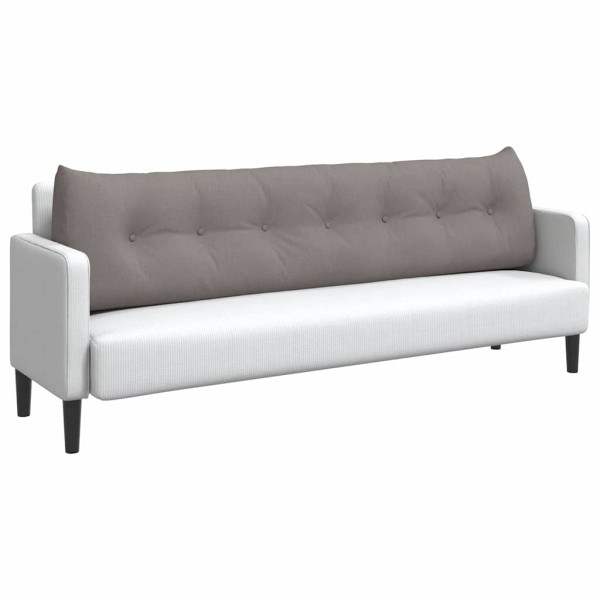 Cojín de Espalda Taupé 200 x 24 x 50 cm tela M 3