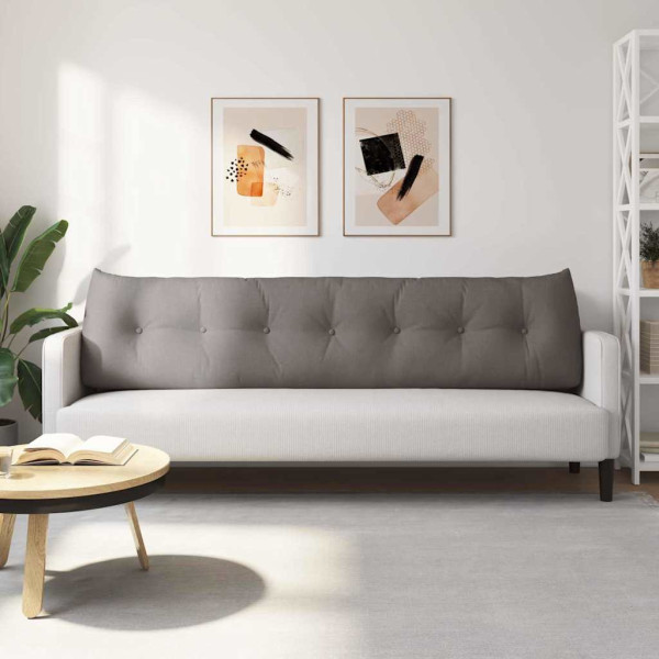 Cojín de Espalda Taupé 200 x 24 x 50 cm tela M 4