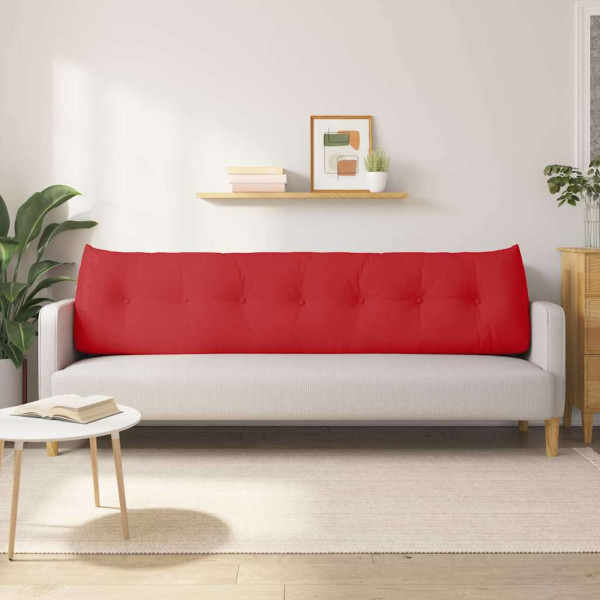 Cojín de Espalda Rojo 200 x 24 x 50 cm tela M 4