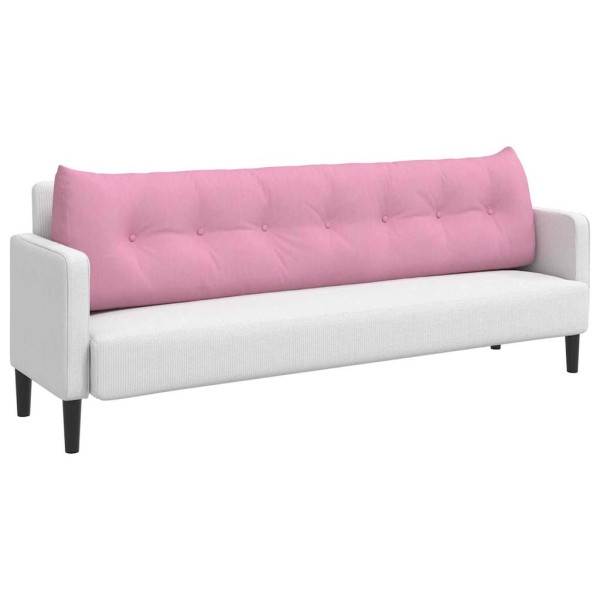Cojín de Espalda Rosa 200 x 24 x 50 cm tela M 3