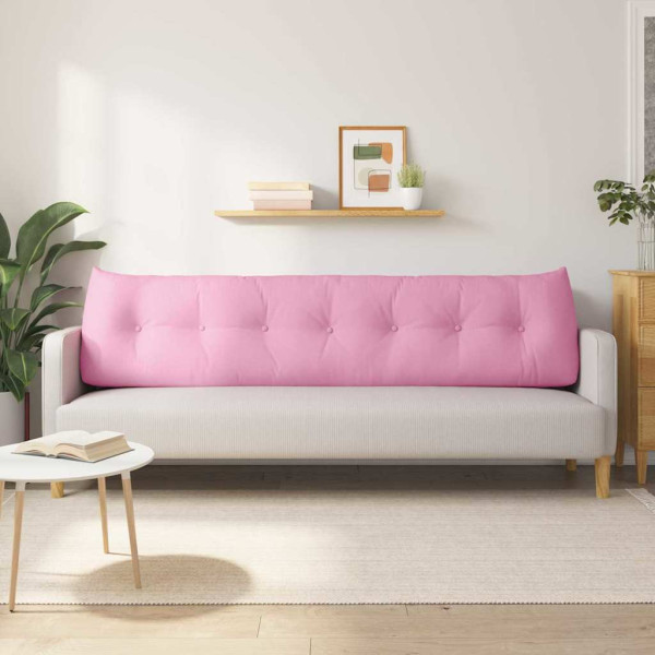 Cojín de Espalda Rosa 200 x 24 x 50 cm tela M 4